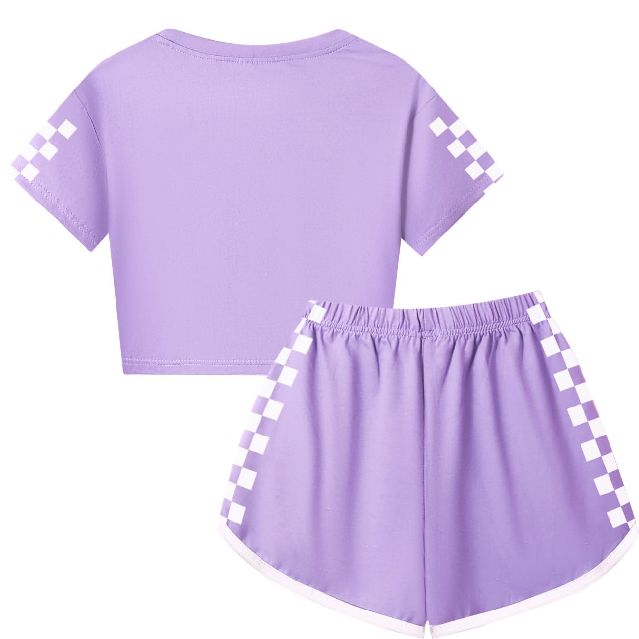 Katseye, set di abbigliamento da bambina con maglietta a maniche corte e pantaloncini, stampa grafica per fan della musica, per bambini dai 3 ai 13 anni