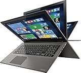 2016 Toshiba Satellite Radius 2-in-1 15.6' UHD (3840x2160) 4K Touchscreen Flagship High Performance Laptop, Intel Core i7-6500U Processor, 12GB RAM, 1TB HDD, Webcam, WIFI, Bluetooth, Windows 10