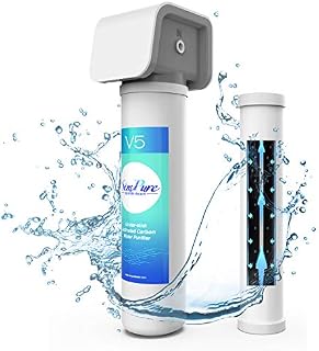 SimPure V5 Under Sink Water Filter, 3000 Gallon Quick Installation Under Counter Drinking