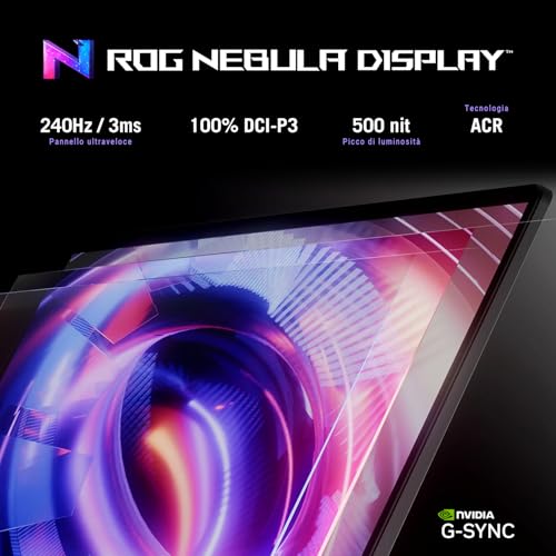 ROG Strix G16 (2025) con Display ROG Nebula da 16” a 240Hz, NVIDIA GeForce RTX 5080 16GB, Intel® Core™ Ultra 9 275HX, 32GB RAM, 1TB SSD, Win 11 Home, G615LW#B0DWSVRYWZ, Layout ITA, Grigio - Notebook - Immagine 6