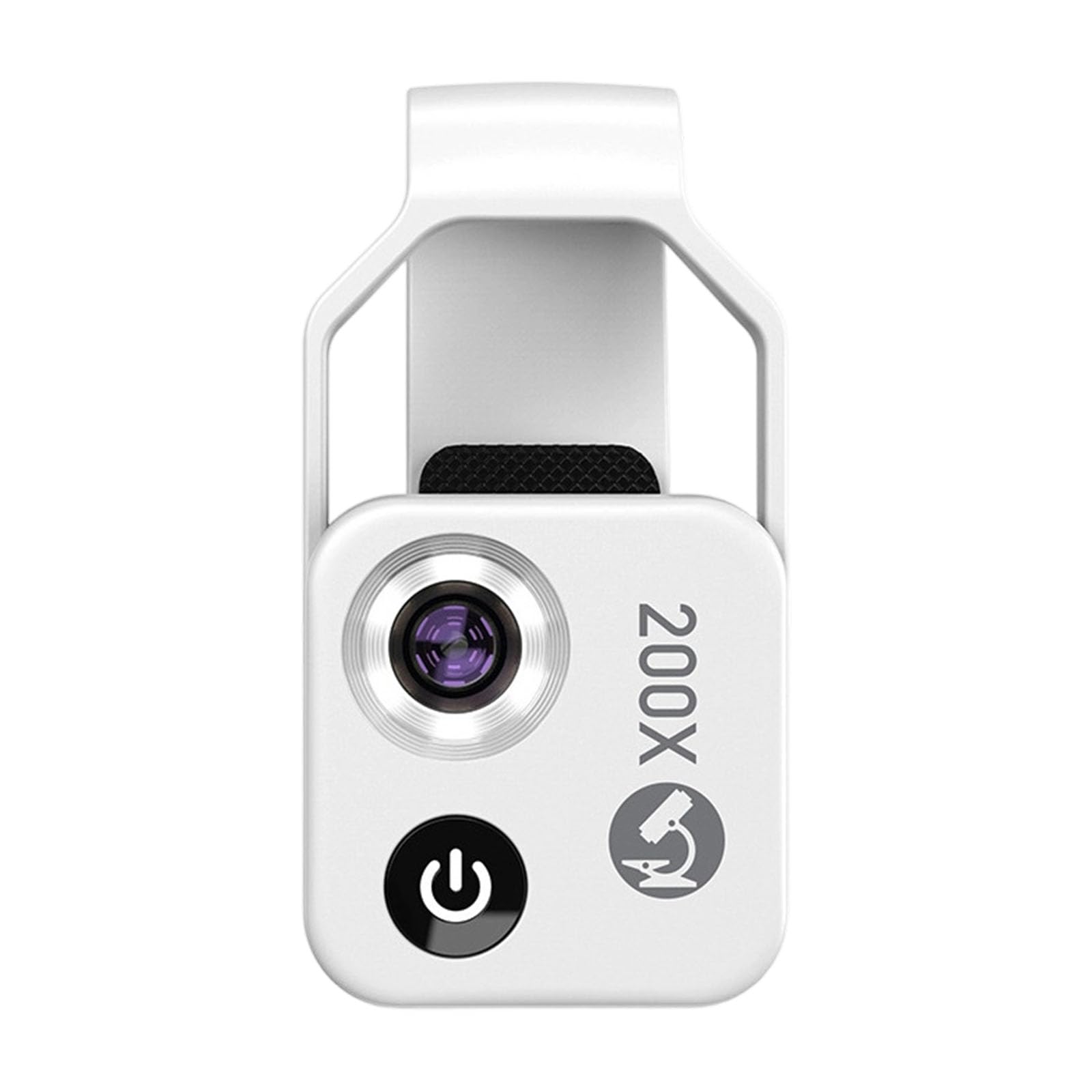 Brightness LED Easy Carry Microscope Equipped with CPL Filter 200x Magnification Upgrades for Clear Observation Smartphone Microscope
