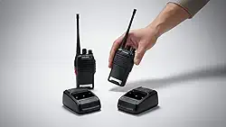 Kit 2 Rádios Comunicadores BF-777S | Walkie Talkie Profissional 16 Canais | Alcance 6 km | Bateria 1500mAh | Redução de Ruído | Talkabout