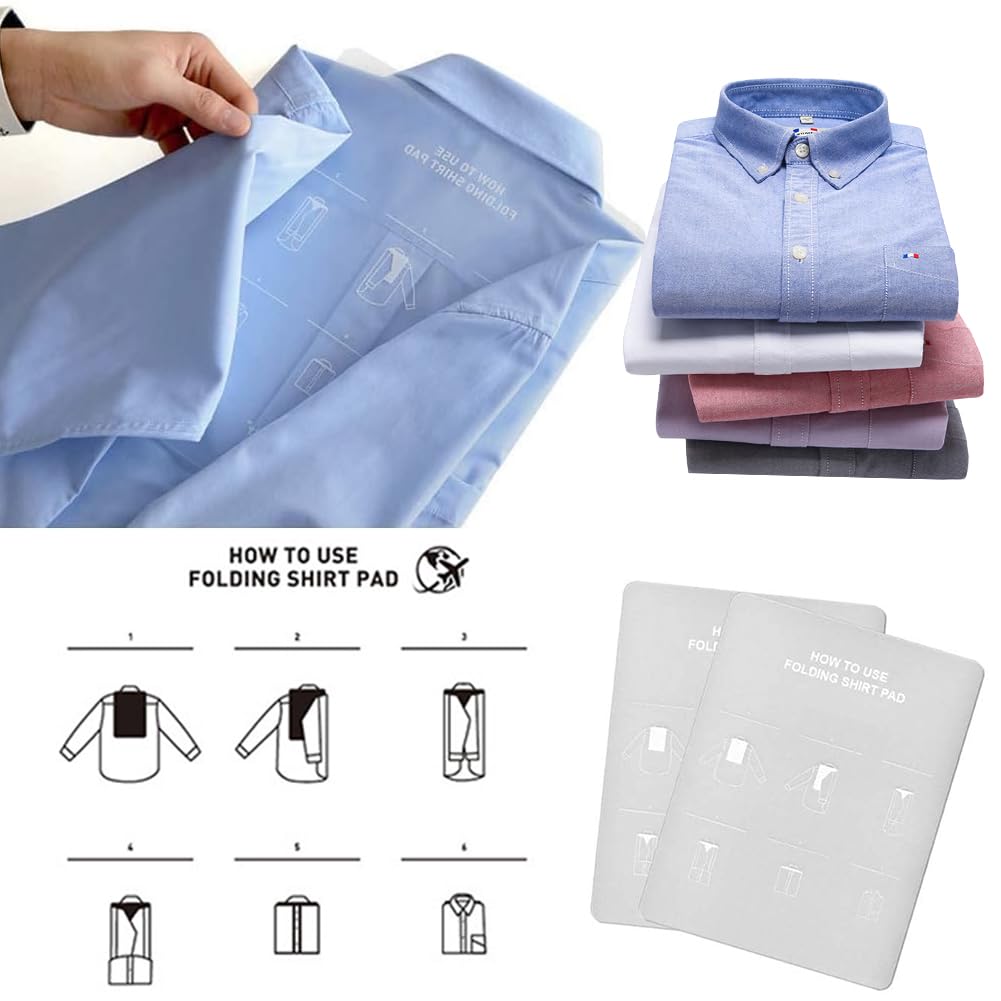 EQLEF® Rimpelbestendig overhemd en stropdassen opbergtas draagbare shirt organizer met handvat voor reizen verpakking zakenreis (rood