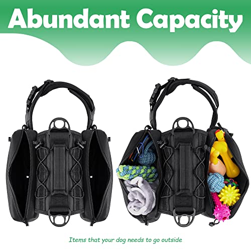 Gohimal Dog Hiking Backpack For Large&Medium&Small Dogs,Saddle Bag For Trave And Camping,Adjustable Dog Backpack Hound With 4 Side Pockets #TOP3