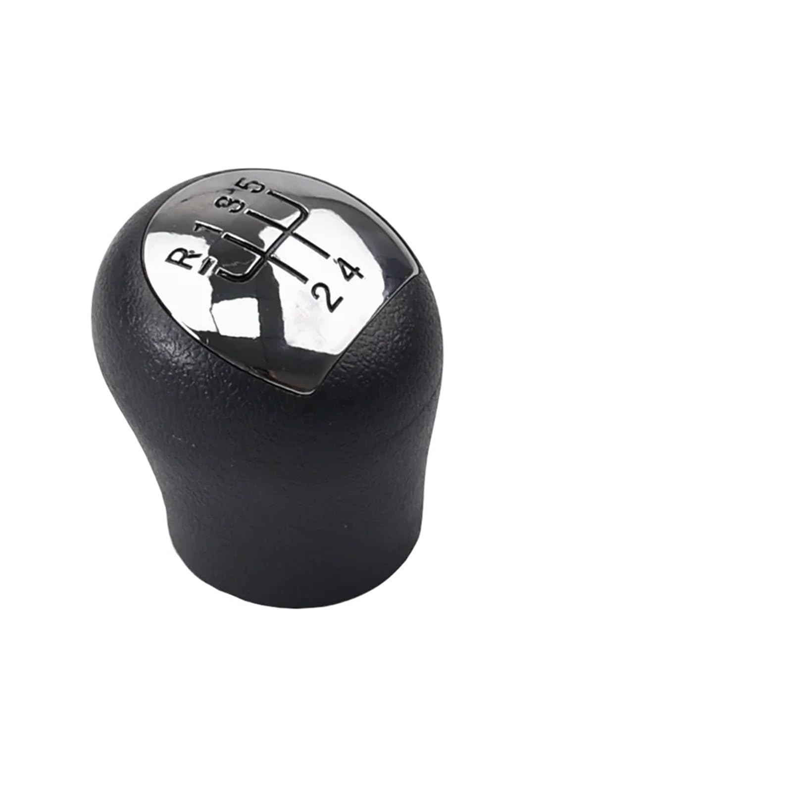 Mkgkacvcpt Chrome Manual Shifter Knob For Twingo For Scenic For Clio For Megane Laguna Gear Bar Knob Head 5 Speed Manual Shift Handball(Chrome)