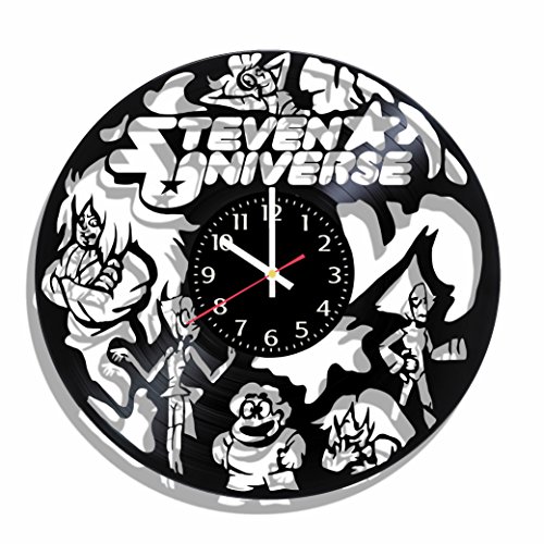 Olha Art Design Vinyl Record Wall Clock Steven Universe, Steven Universe Decal, Best Gift forsteven Universe Fans