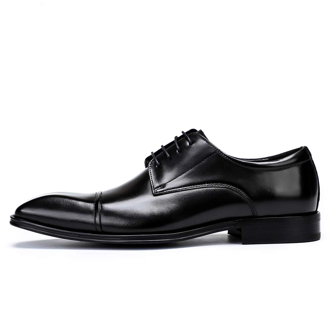 Générique Chaussures Habillées en Cuir pour Hommes Banquet Derbys Formels Affaires Chaussures à Lacets Basses Décontractées
