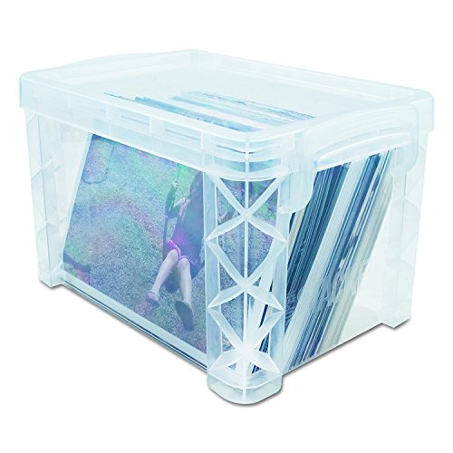 Advantus 40307 Super Stacker 3" X 5" Index Card Box, Clear, 3 Boxes (40307) #TOP3