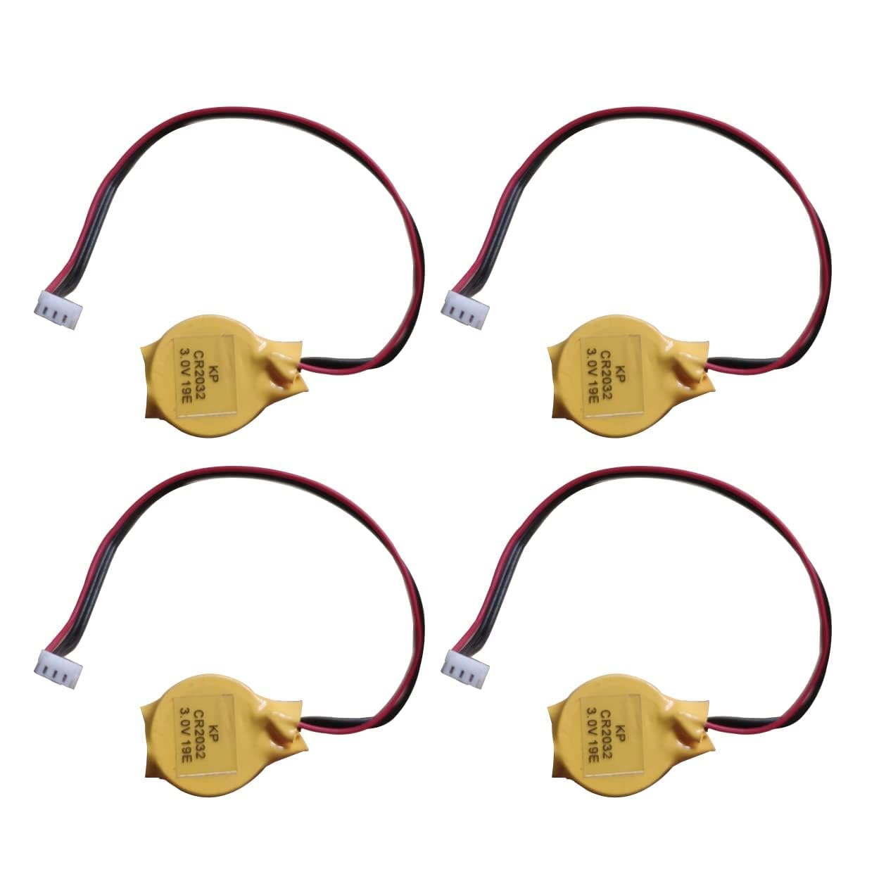 AdzMozi (4pcs) Notebook BIOS CMOS Laptop Motherboard PC PLC 3V CR2032 Lithium Mother Board Battery 3 Wires 3 Pin Cable Connector-picture-30