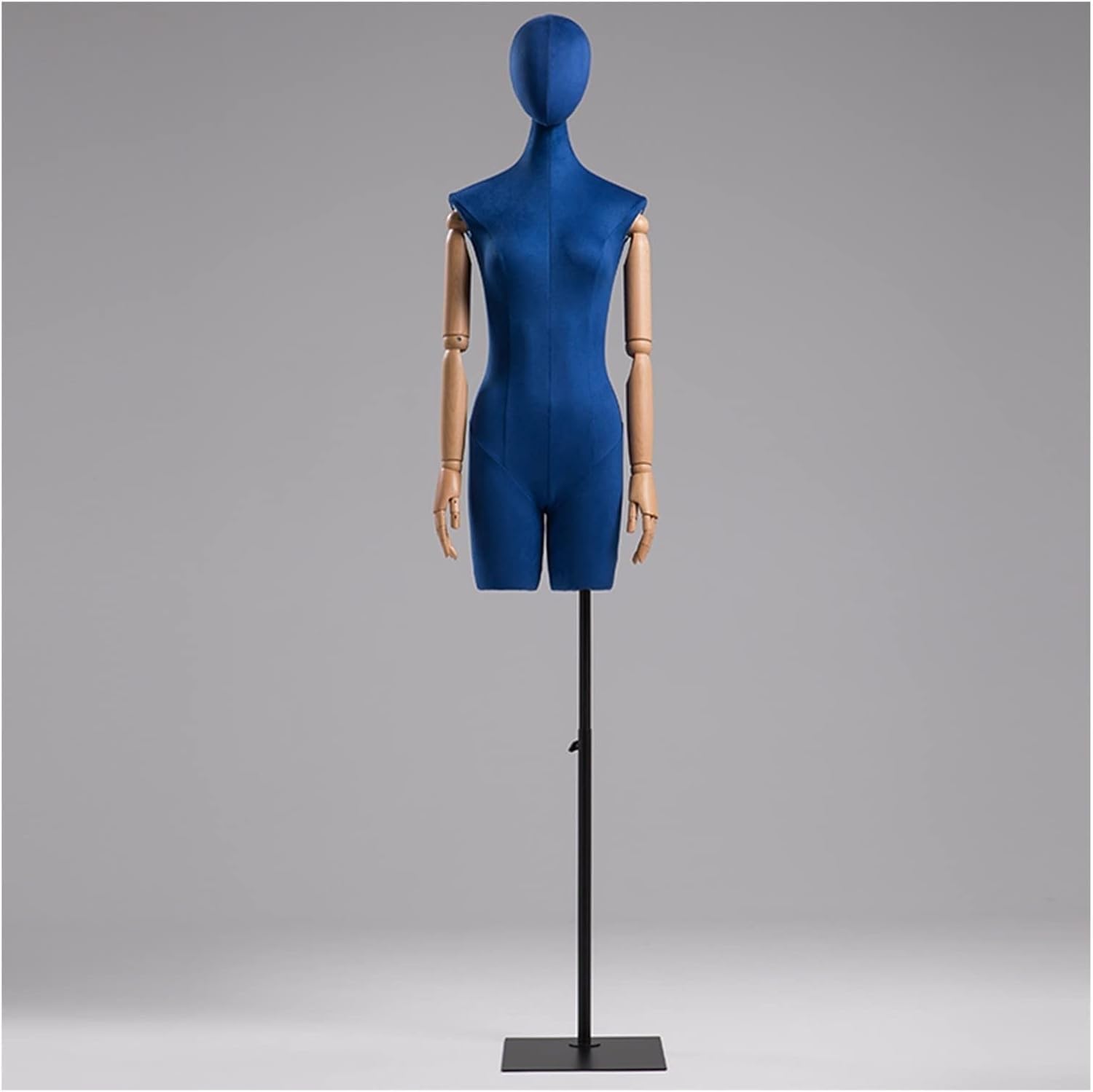 CONGRUI Mannequin Body Torso Female Dress Form with Black Adjustable Stand Retail Clothing Display Tailors Dummy
