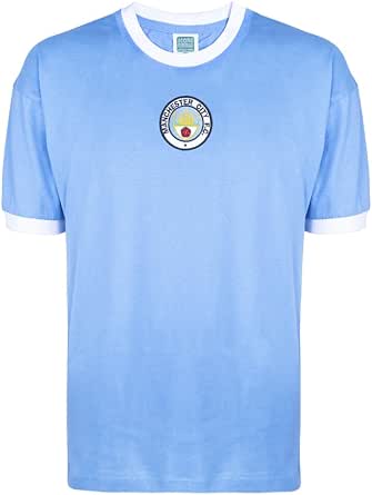 Maillot Manchester City Vintage 1972 #8 Score Draw Taille S - Occasion Bon état