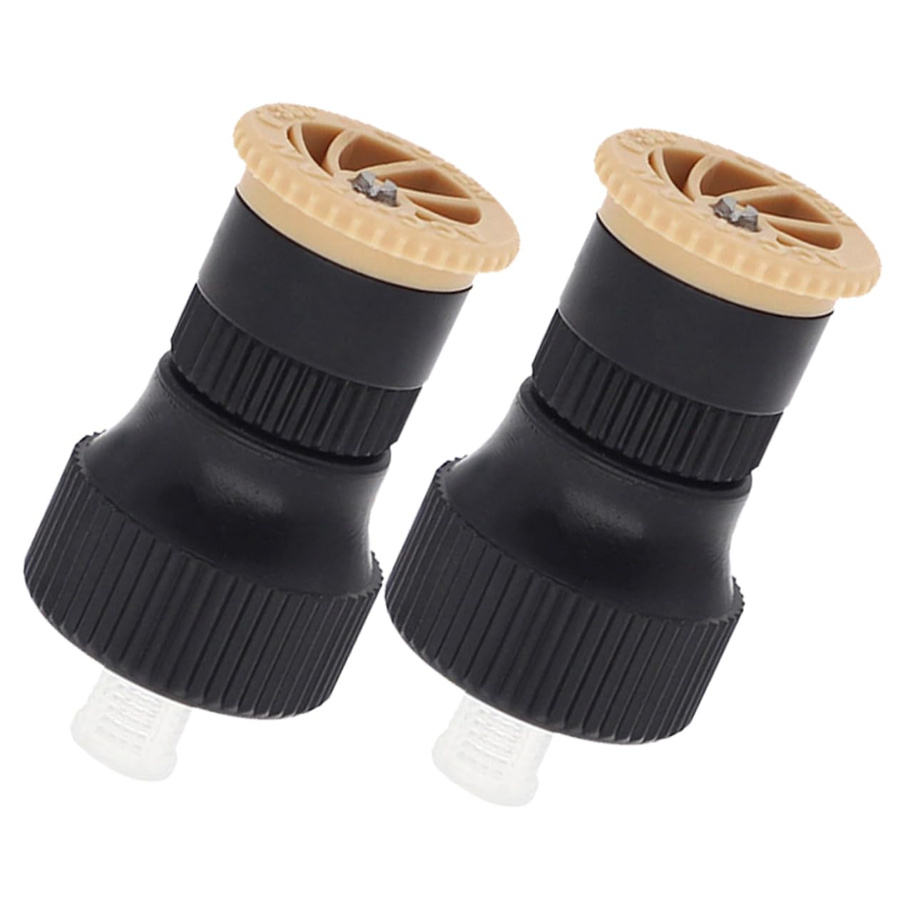 NULYLU 2pcs Precision Arc Sprinkler Nozzle Plastic Agriculture Nozzle for Watering 360-degree Adjustable Sprinkler Head Replacement