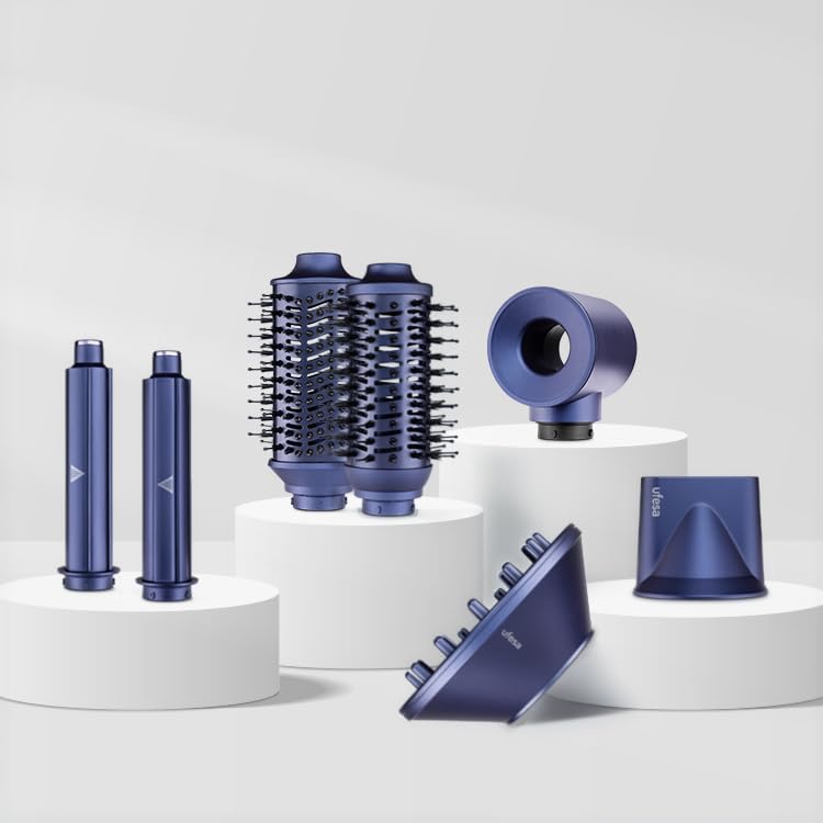 Ufesa Modellatore per Capelli Pro Glam Silk 7 in 1 con Motore Digitale Brushless, Sistema Coanda, Rivestimento in Ceramica, Generatore di Ioni e Accessori Professionali