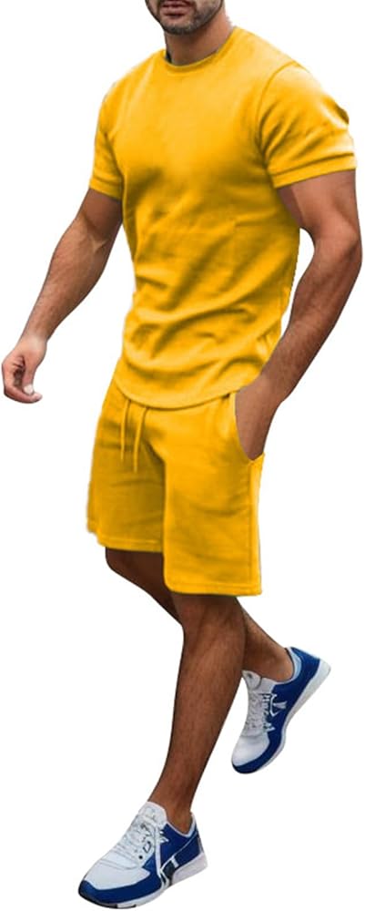 Amazon | [Shopyruder] メンズ 夏服 ジャージ セットアップ tシャツ