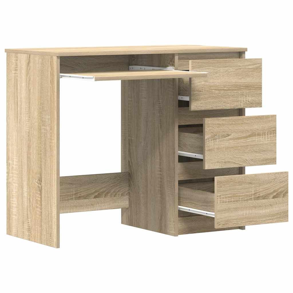 Schreibtisch Sonoma-Eiche 90 x 45 x 76 cm Spanplatte