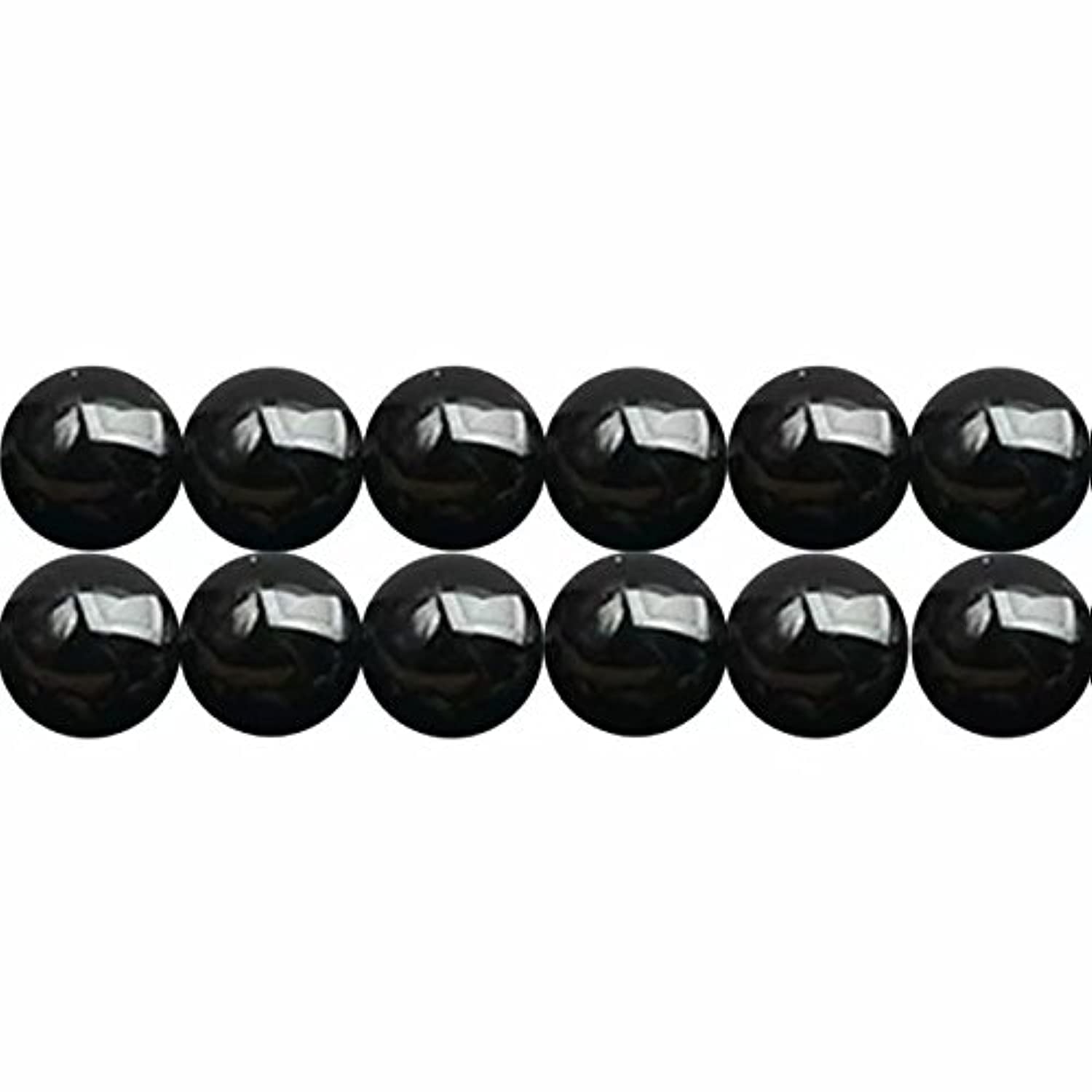 Skybeads Black Agate Beads Natural Aaa Black Agate Gemstone Round 8Mm Beads To Make Jewellery One Strand 15 Inch Apx 46 Pcs