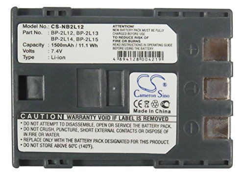 Batería para Canon MV790, 7.4V, 1500mAh, Li-ion