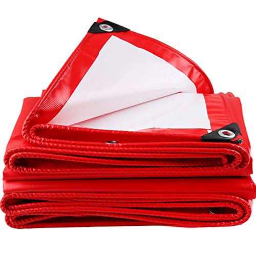RY PVC Poncho/Outdoor Thickening Plant Rain Cloth/Window Shade Rain Tarps/Shed Cloth Tarpaulin Wear Industrial Car Tarpaulin (Size : 8x10m)