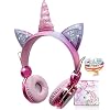 Kids Headphones, Wireless Headphones for Kids Unicorn Headphones for Girls Bluetooth Headphones w/Mic with Adjustable…