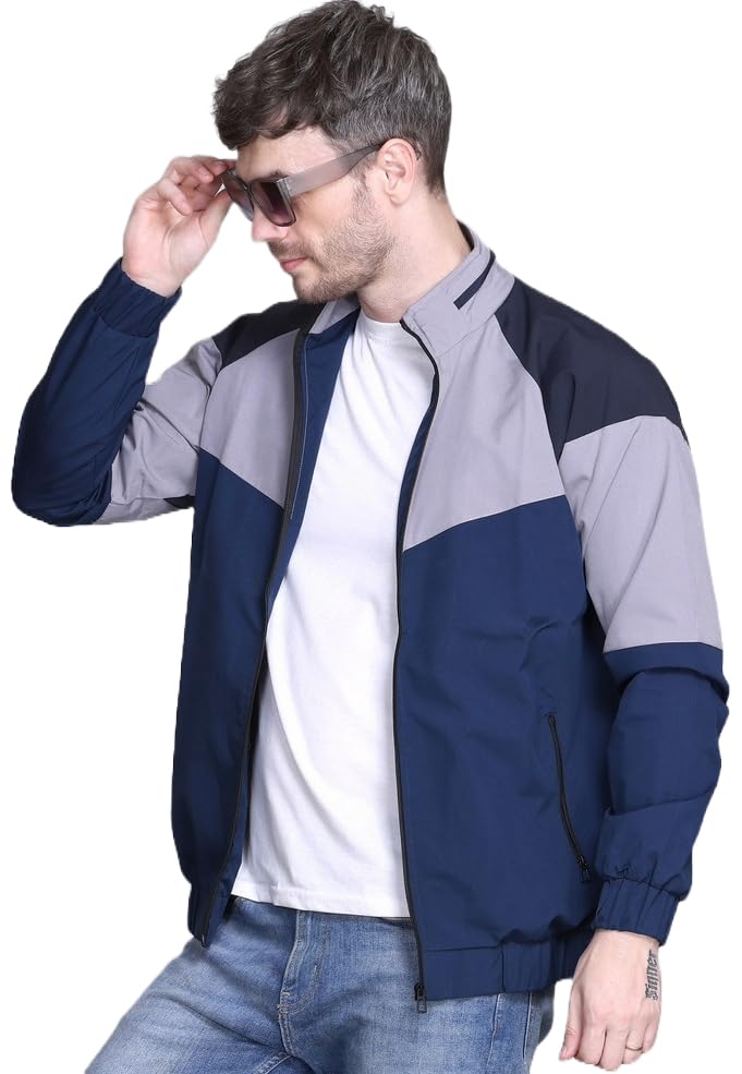 Image of eKools Men's Winter Wear Nylon Windcheater Jacket (wind1)
