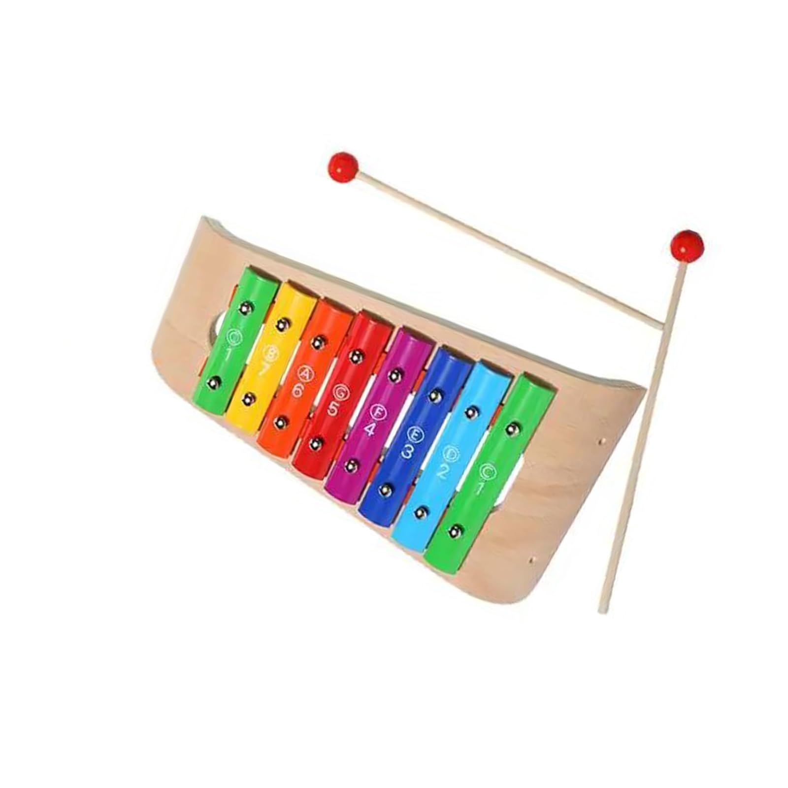 Amazon | Glockenspiel 初心者向け 8トーン カラフル アルミニウム