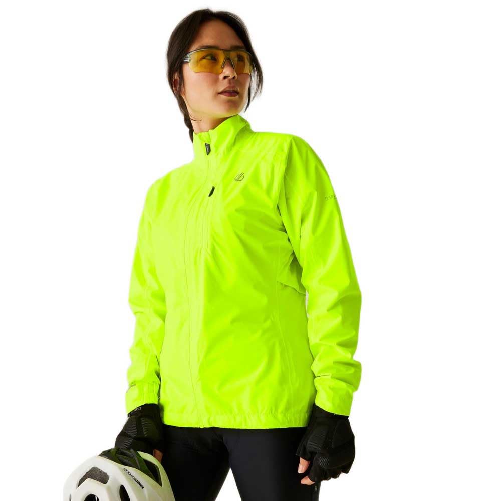 Dare 2b Women's Cycling Jacket - Waterproof - Bright Yellow - Size 12