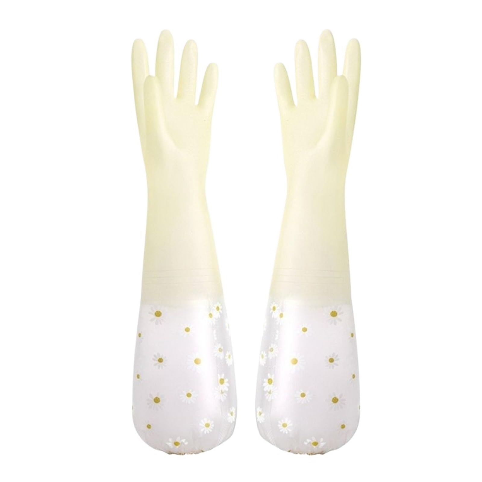KJBDQQH Cleaning Gloves Dishwashing Gloves Silicone Waterproof Thick Household Scrubber Kitchen Clean Tool Cleaning for Household(Color 3)