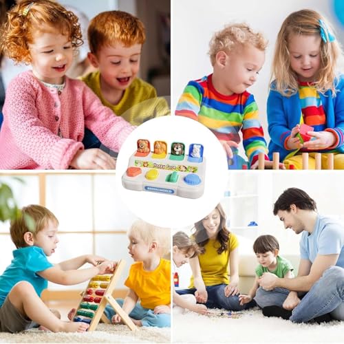 Image of BeFunky Baby Pop Up Toy- Colorful Cause and Effect Toys for Babies 9 Months Montessori Toy Toddler Infant Toys Sensory Interactive for Early Learning Development (Farm Animals)
