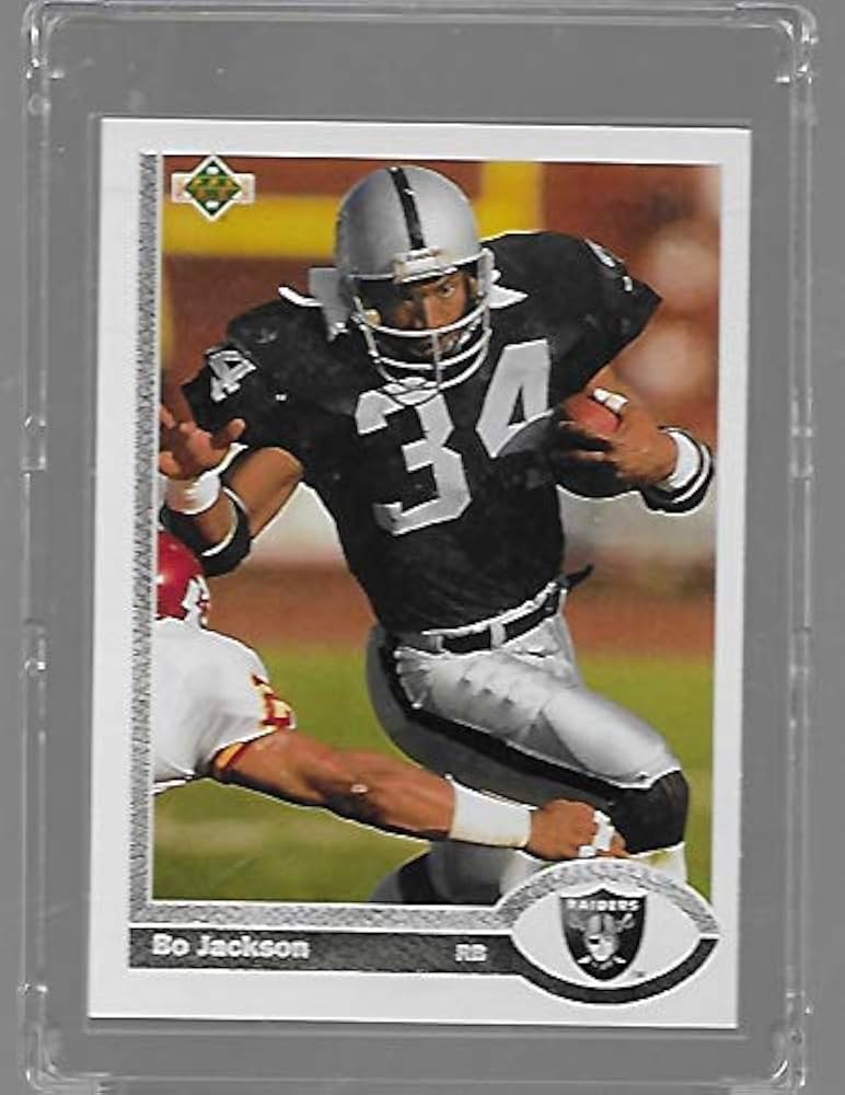 Amazon.com: Bo Jackson 1991 Upper Deck Football Card #155