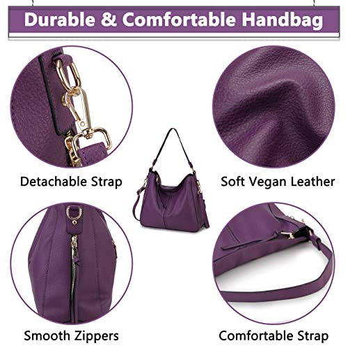 Bolso Hobo VX VONXURY para mujer, cuero sintético miniatura 4