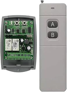 Long Distance Transmitter 200M-3000M AC DC 12V 24V 36V 2 CH 8A Mini Receiver Wireless Remote Control Switch 315mhz/433mhzSystem