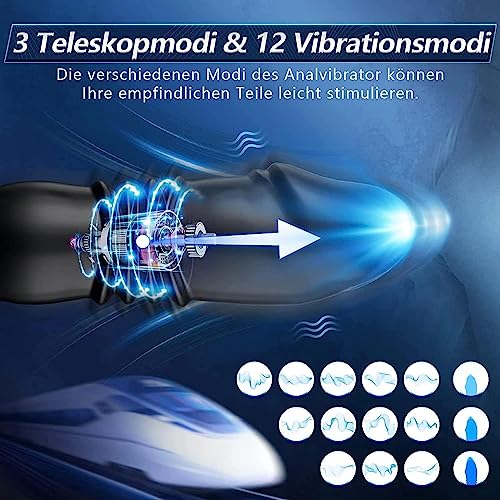 Stimulateur prostate homme vibrant et plug anal pour couples - 2