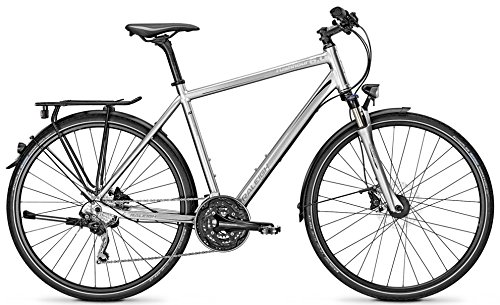 Bicicletta da trekking Raleigh RUSHHOUR 6.0, da uomo a 30 marce, Shimano Deore 28' Rh, altezza telaio: 50; colore: Cromo