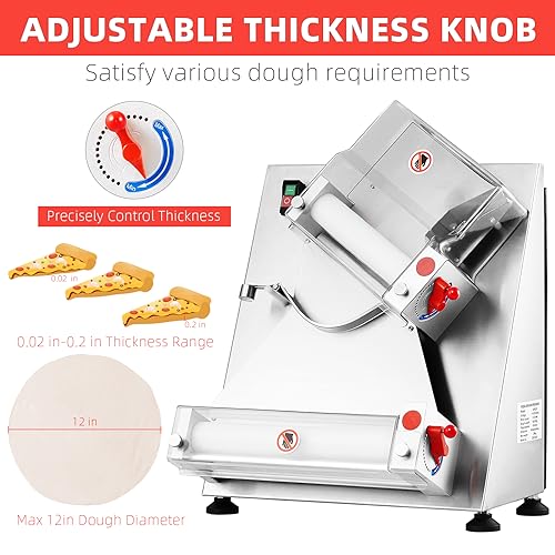 Garvee Commercial Pizza Dough Roller Sheeter thumb #4