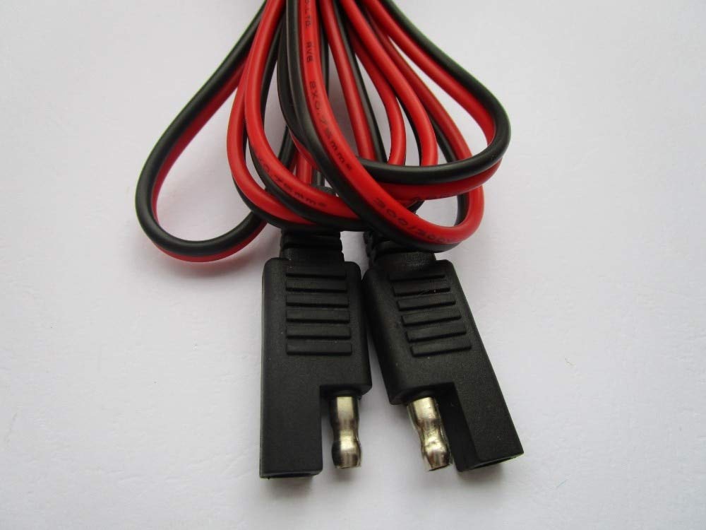 Gimax 5 x SAE to SAE 0.75mm^x2C Red Black Quick Connect Disconnect Weatherproof 200cm