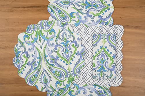 Servilletas de Tela Reversibles C&F Home Set 6 Azul miniatura 5