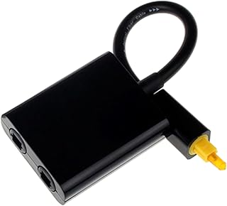 Avejjbaey Divisor óptico SPDIF 1x2 para la transmisión de sonido de alta fidelidad entre varios dispositivos