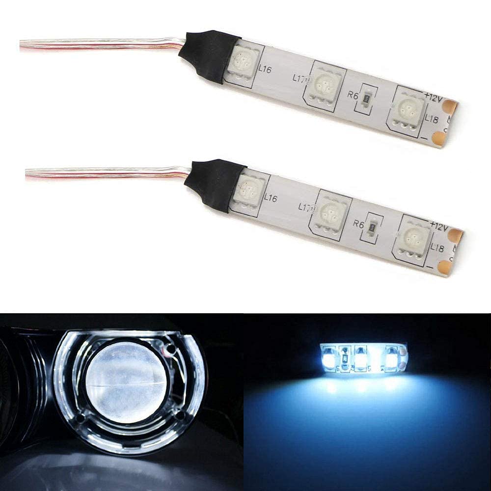 Amazon.com: iJDMTOY 6000K Xenon White Devil Demon Eye LED