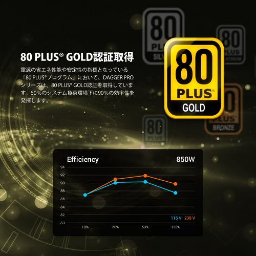 FSP DAGGER PRO 850W ATX3.0(PCIe5.0) の商品画像 4