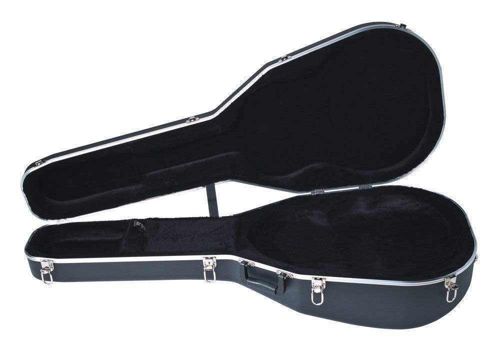 OVATION Guitars Gitarrenkoffer ABS Hartschale – passend für Deep Bowl/Mid-depth – für 6- und 12-String – Original Formkoffer – schwarz – Modell 8158-KO