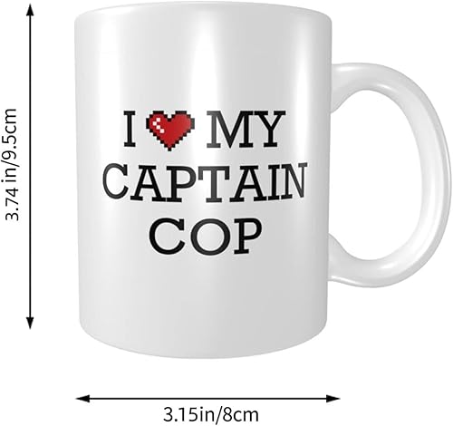 Miniatura 2 de Funny Boss Mug I Love My Captain Cop Mug Funny Mugs for Coworkers Funny Coffee Mugs Women