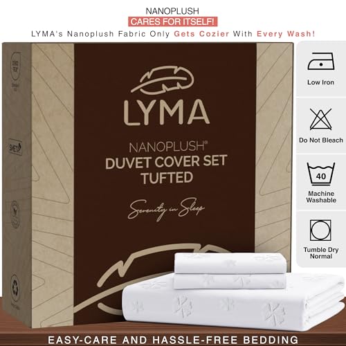 Housse de couette infroissable LYMA parure de lit séchage rapide - 8