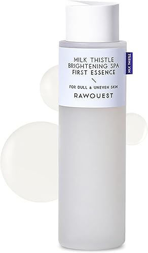 Cardo de leche brillante SPA First Essence 6.8 oz I para piel seca, piel opaca y desigual para un brillo rocío, líneas finas y arrugas, tipo esencia