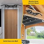 Wall Mounted Pull Up Bar - Heavy Duty Chin Up Bar, Pull-Up Bar Support Beam or Joist Mounted, Multifunctional Fitness Bar, 600LBs Capacity - Image 5