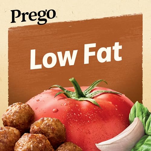 Image of Prego Mini-Meatball Pasta Sauce, Great Tomato Sauce for Pasta, 24 Ounce Jar (Pack of 12)