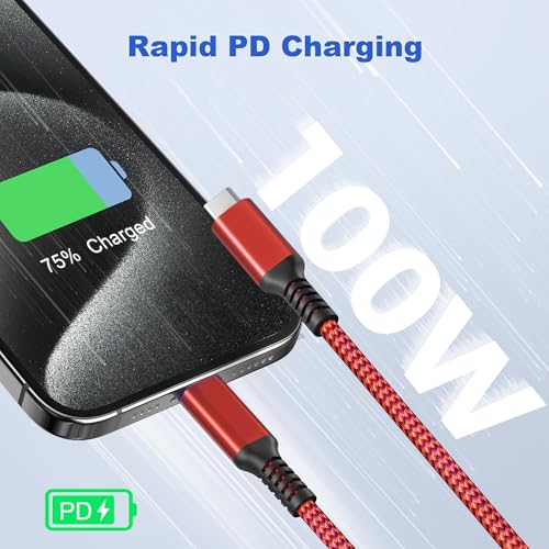 Basesailor 100W USB Type C to C Cable for Mac MacBook Pro iPad, Fast Charging 2 Pack 10ft
| Basesailor 100W USB Type C to C Cable Power Delivery for MacBook Mac Mini Macbook Air
| Basesailor 100W USB Type C to C 10ft Cable 2 Pack for Samsung S22 S23
