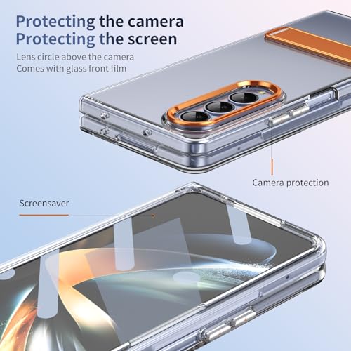 Coque compatible avec Samsung Galaxy Z Fold 4 antichoc avec béquille et protection écran - 6
