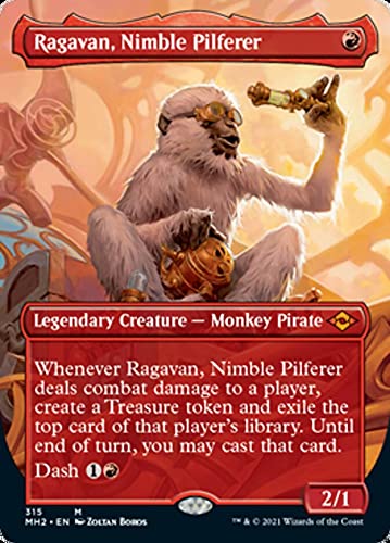 Magic: the Gathering - Ragavan, Nimble Pilferer (315) - Borderless - Foil - Modern Horizons 2