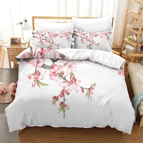 Housse de couette microfibre hypoallergique parure lit double 200x200 - 3