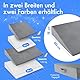Velara Keilkissen Bett 60 cm breit mit innovativem [2-Schicht-System] | Made in Europe | Reflux Kissen zur Schlaferhöhung | Matratzenkeil | Bettkeil | Lesekissen mit weichem, waschbarem Bezug